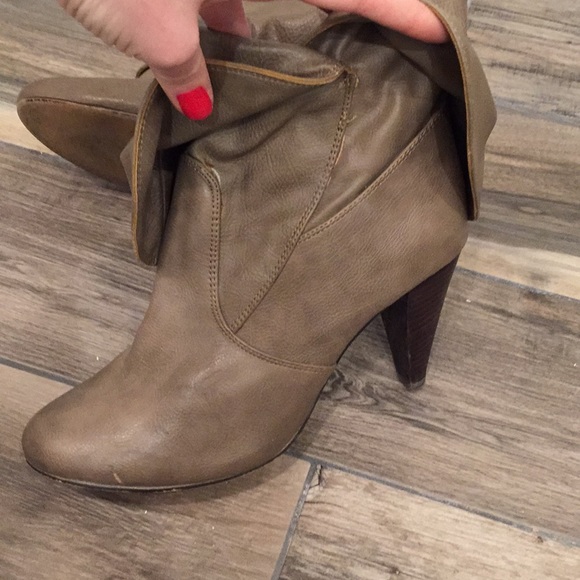 Tan Heeled Booties  - Picture 7 of 8